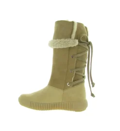 apres ski bottes fourrees - Botte de neige - femme - Nubuck - Beige - Oscar