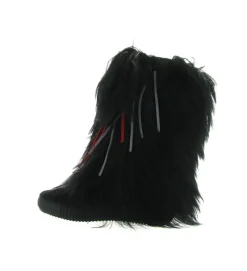 apres ski bottes fourrees - Botte fourrée - femme - Fourrure - Noir - Oscar
