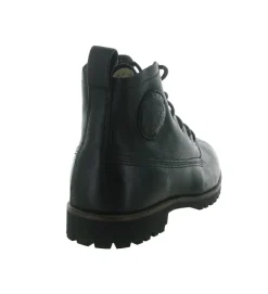 apres ski bottes fourrees - Bottine chaude - homme - Cuir - Noir - Black stone