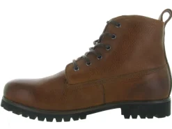apres ski bottes fourrees - Bottine chaude - homme - Cuir - Marron - Black stone