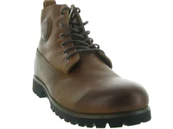 apres ski bottes fourrees - Bottine chaude - homme - Cuir - Marron - Black stone