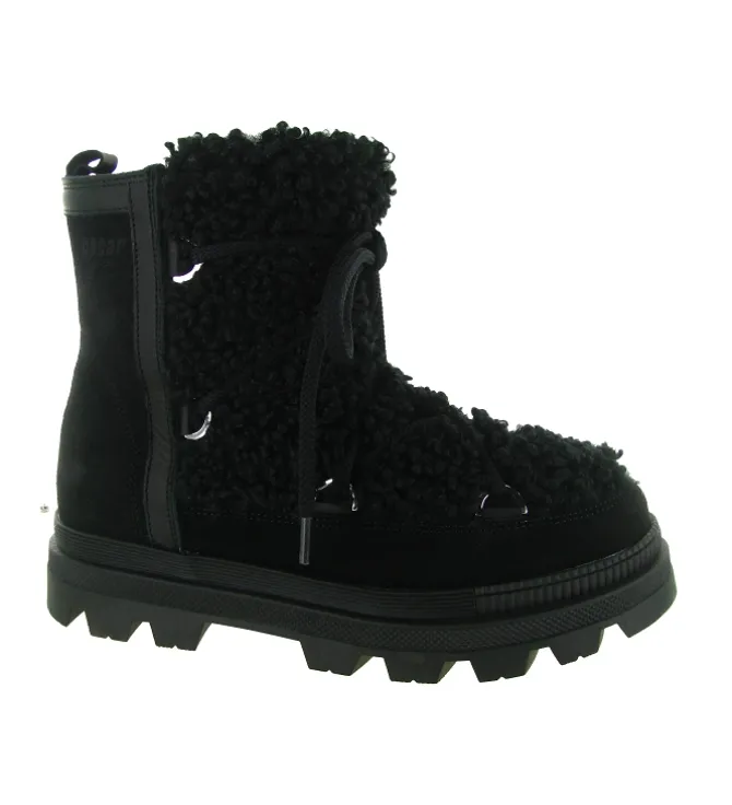 apres ski bottes fourrees - Botte fourrée - femme - Fourrure - Noir - Oscar