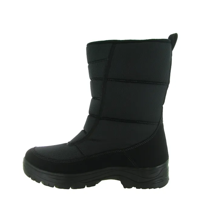apres ski bottes fourrees - Bottes de neige - homme - Synthétique - Noir - Jacalu