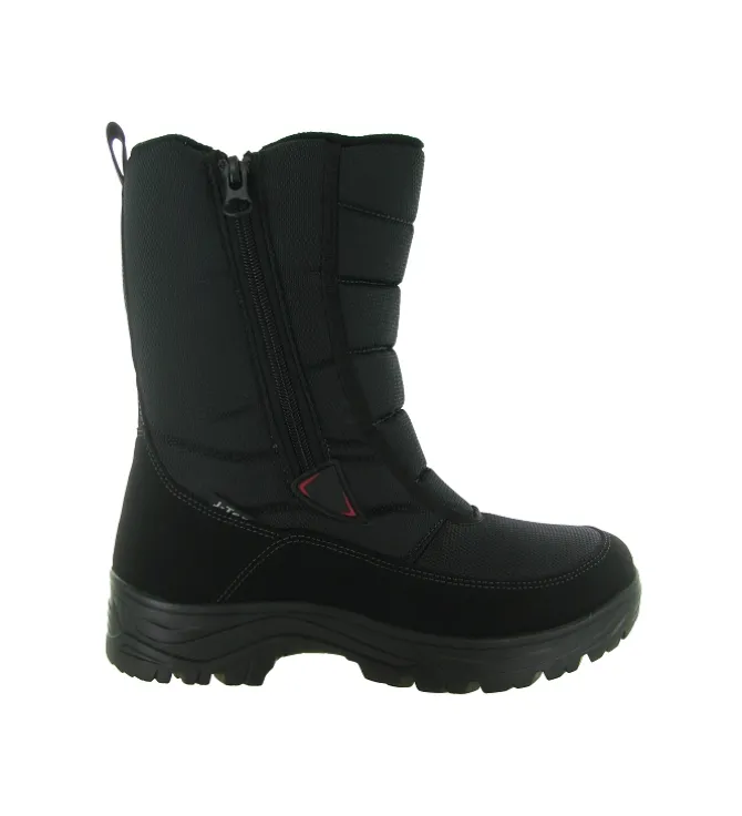 apres ski bottes fourrees - Bottes de neige - homme - Synthétique - Noir - Jacalu