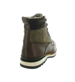 apres ski bottes fourrees - Bottine chaude - homme - Cuir - Marron - La thuile
