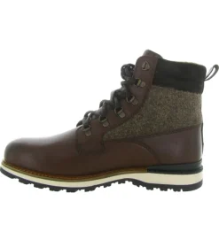 apres ski bottes fourrees - Bottine chaude - homme - Cuir - Marron - La thuile