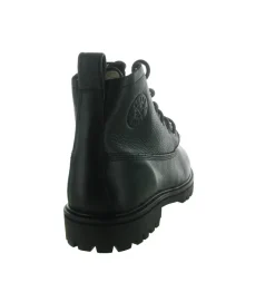 apres ski bottes fourrees - Bottine chaude - homme - Cuir - Noir - Black stone