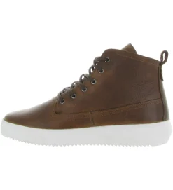 apres ski bottes fourrees - Bottine chaude - homme - Cuir - Marron - Black stone
