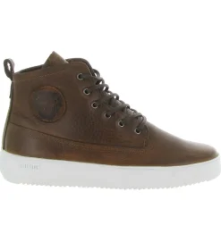 apres ski bottes fourrees - Bottine chaude - homme - Cuir - Marron - Black stone