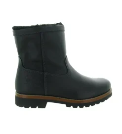 apres ski bottes fourrees - Bottes de neige - homme - Cuir - Noir - Panama jack