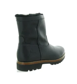 apres ski bottes fourrees - Bottes de neige - homme - Cuir - Noir - Panama jack