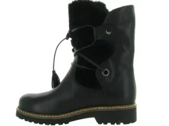 apres ski bottes fourrees - Botte de neige - femme - Cuir - Noir - Armando