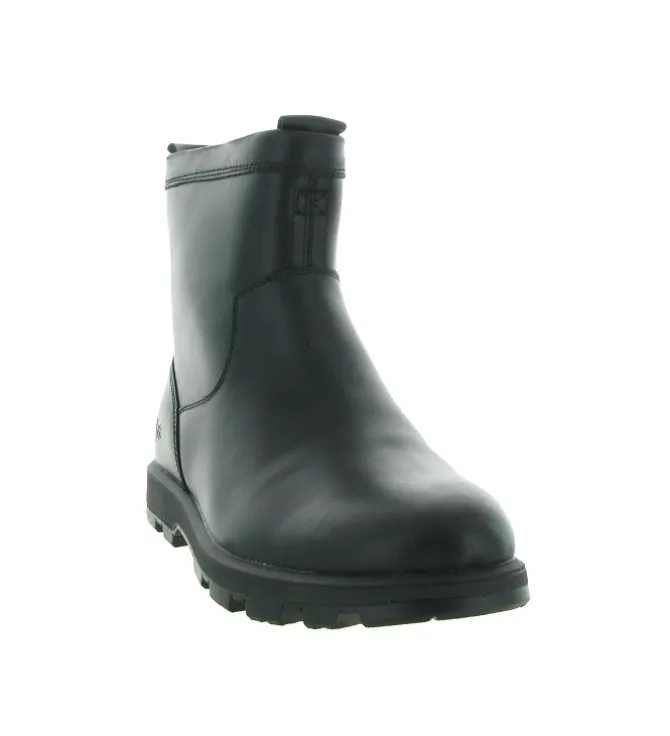 apres ski bottes fourrees - Bottes de neige - homme - Cuir - Noir - Ugg australia