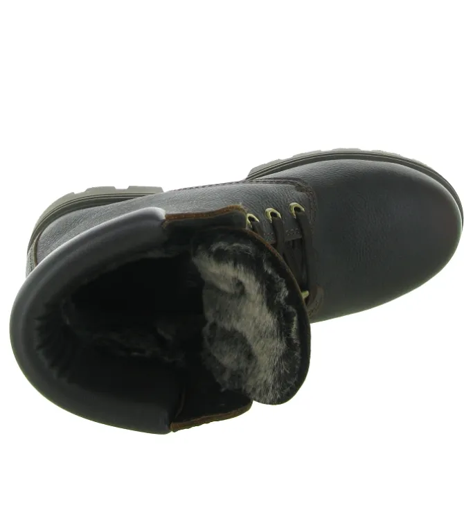 apres ski bottes fourrees - Bottine chaude - homme - Cuir - Marron - Panama jack