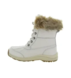apres ski bottes fourrees - Botte de neige - femme - Cuir - Blanc - Ugg australia