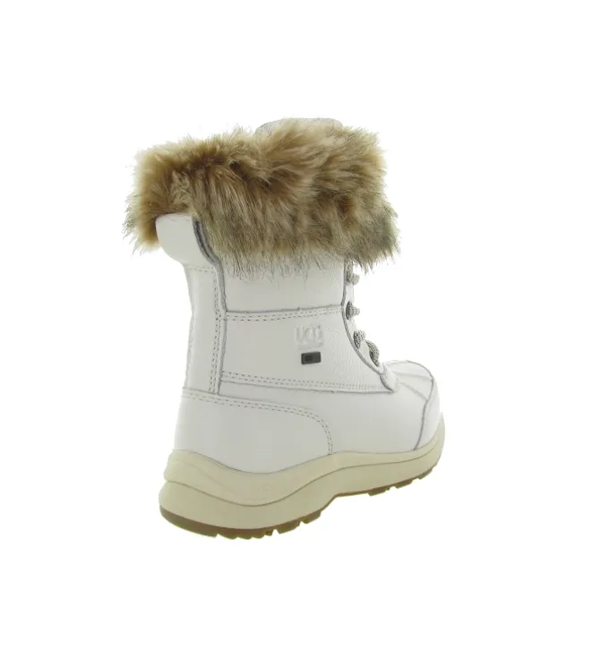 apres ski bottes fourrees - Botte de neige - femme - Cuir - Blanc - Ugg australia