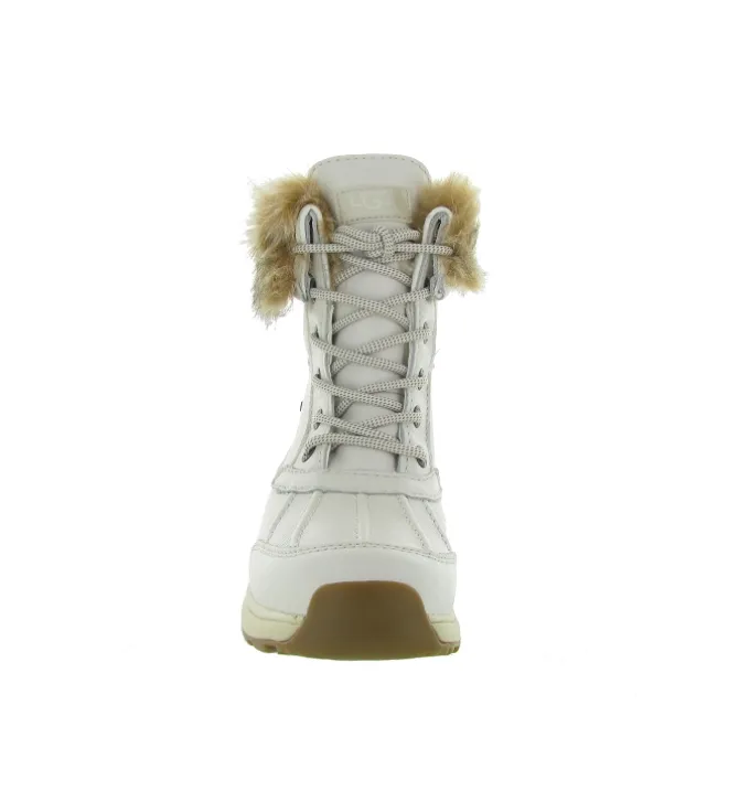 apres ski bottes fourrees - Botte de neige - femme - Cuir - Blanc - Ugg australia