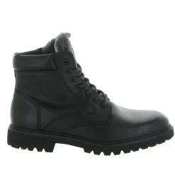apres ski bottes fourrees - Bottine chaude - homme - Cuir - Noir - Lloyd