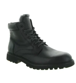 apres ski bottes fourrees - Bottine chaude - homme - Cuir - Noir - Lloyd