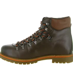 apres ski bottes fourrees - Bottine chaude - homme - Cuir - Marron - Kimberfeel