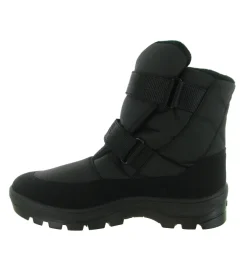 apres ski bottes fourrees - Bottes de neige - homme - Nylon - Noir - La thuile