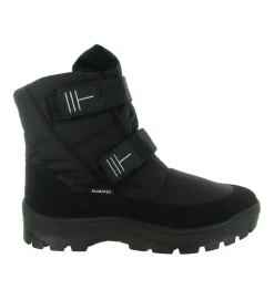 apres ski bottes fourrees - Bottes de neige - homme - Nylon - Noir - La thuile