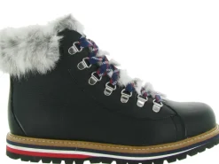 apres ski bottes fourrees - Botte de neige - femme - Cuir - Noir - Oscar