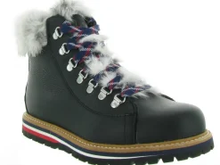 apres ski bottes fourrees - Botte de neige - femme - Cuir - Noir - Oscar