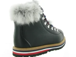 apres ski bottes fourrees - Botte de neige - femme - Cuir - Noir - Oscar