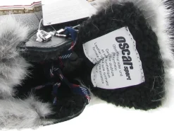 apres ski bottes fourrees - Botte de neige - femme - Cuir - Noir - Oscar