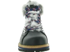 apres ski bottes fourrees - Botte de neige - femme - Cuir - Noir - Oscar
