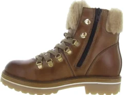 apres ski bottes fourrees - Botte de neige - femme - Cuir - Marron - Nicola benson franzini