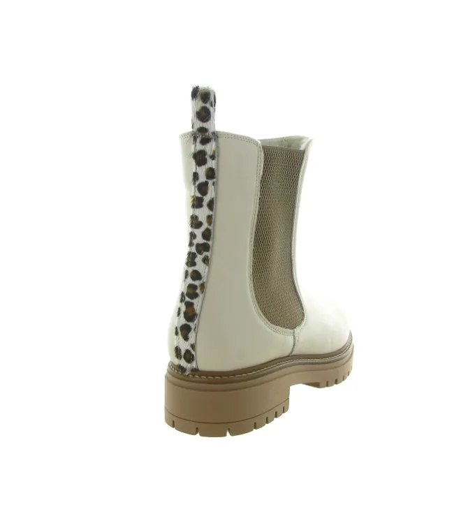 apres ski bottes fourrees - Bottine chaude - femme - Cuir - Beige - Armando