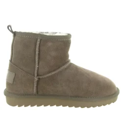 apres ski bottes fourrees - Bottine chaude - femme - Nubuck - Taupe - Colors of california