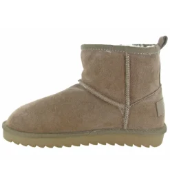 apres ski bottes fourrees - Bottine chaude - femme - Nubuck - Taupe - Colors of california