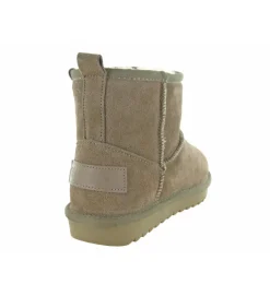 apres ski bottes fourrees - Bottine chaude - femme - Nubuck - Taupe - Colors of california