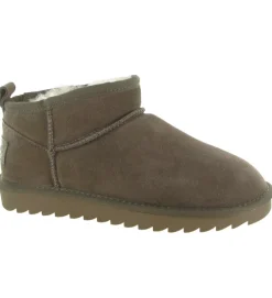 apres ski bottes fourrees - Bottine chaude - femme - Nubuck - Taupe - Colors of california