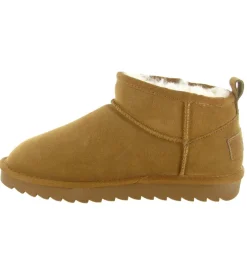 apres ski bottes fourrees - Bottine chaude - femme - Nubuck - Chestnut - Colors of california