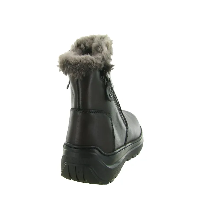 apres ski bottes fourrees - Botte de neige - femme - Cuir - Marron - Hooper