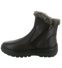 apres ski bottes fourrees - Botte de neige - femme - Cuir - Marron - Hooper