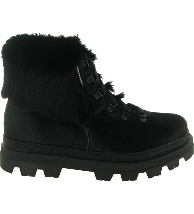 apres ski bottes fourrees - Bottine chaude - femme - Laine - Noir - Oscar