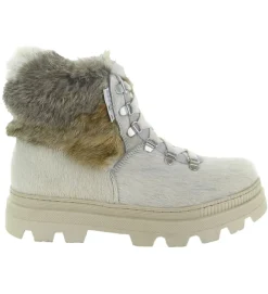 apres ski bottes fourrees - Bottine chaude - femme - Laine - Blanc - Oscar