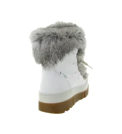 apres ski bottes fourrees - Bottine chaude - femme - Laine - Blanc - Oscar