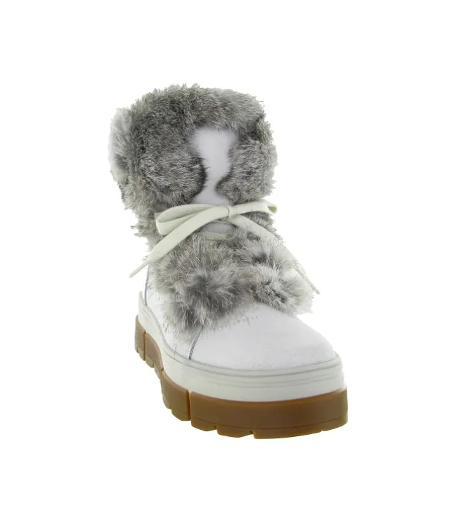 apres ski bottes fourrees - Bottine chaude - femme - Laine - Blanc - Oscar