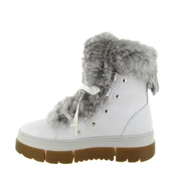 apres ski bottes fourrees - Bottine chaude - femme - Laine - Blanc - Oscar