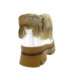 apres ski bottes fourrees - Botte de neige - femme - Fourrure - Blanc - Armando