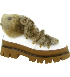 apres ski bottes fourrees - Botte de neige - femme - Fourrure - Blanc - Armando