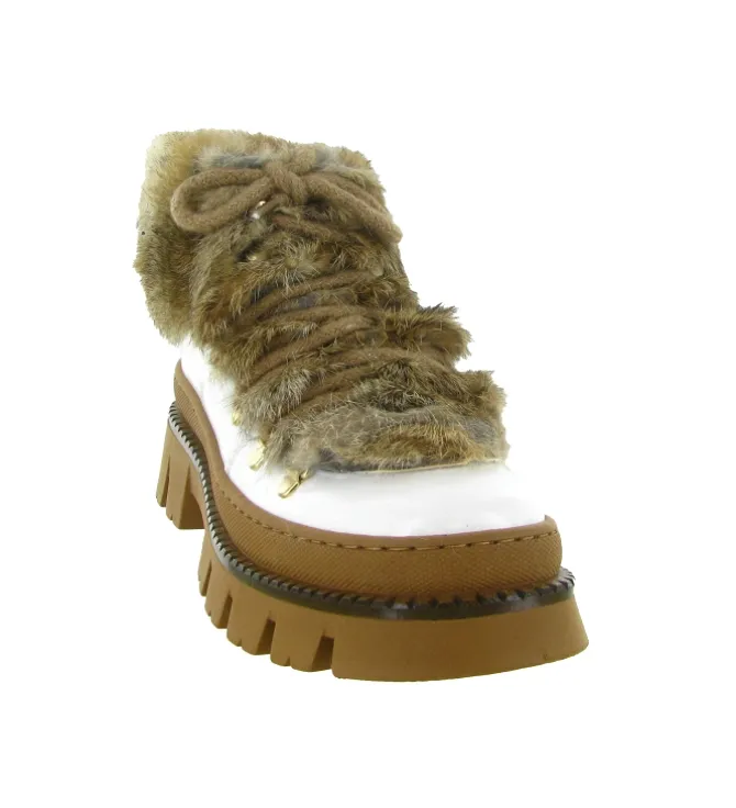 apres ski bottes fourrees - Botte de neige - femme - Fourrure - Blanc - Armando