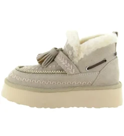 apres ski bottes fourrees - Bottine chaude - femme - Nubuck - Beige - Nan ku
