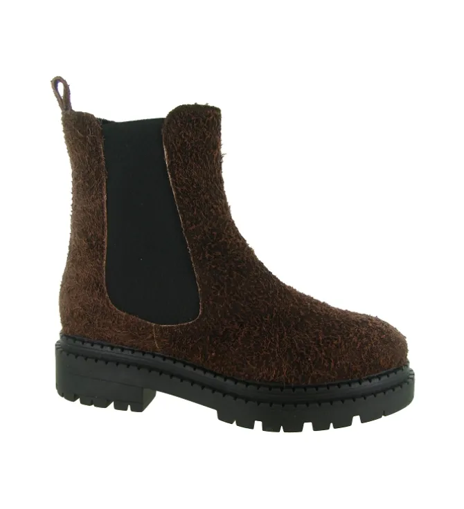 apres ski bottes fourrees - Bottine chaude - femme - Cuir - Marron - Armando